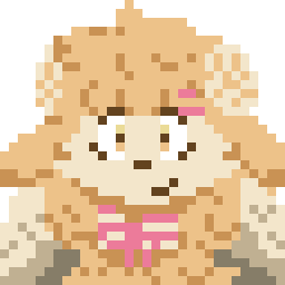 A pixel art style portrait of Maple.