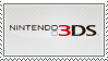 A stamp of the Nintendo 3DS logo.