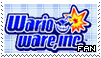 A stamp of the WarioWare Inc. logo. It says WarioWare fan.